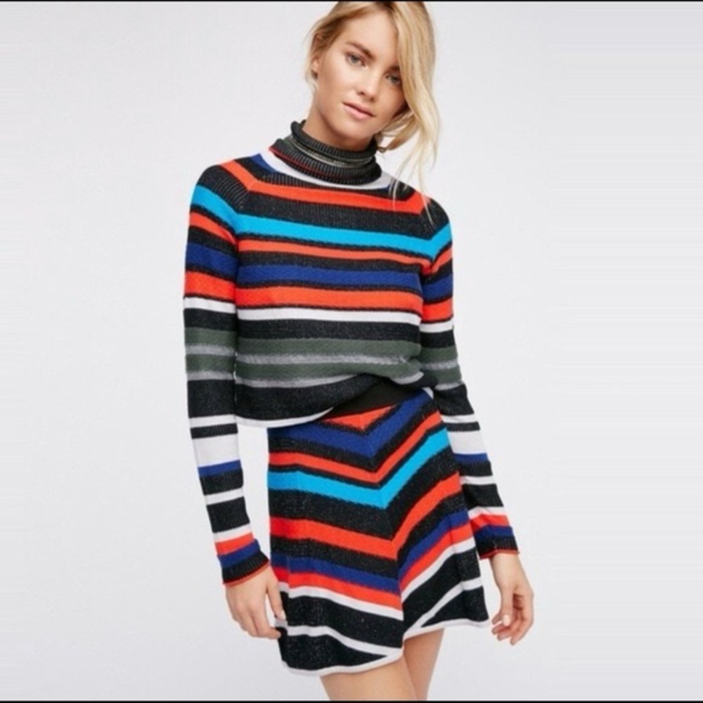 Free People What A Flirt Sweater and Skirt set, Small, NWOT